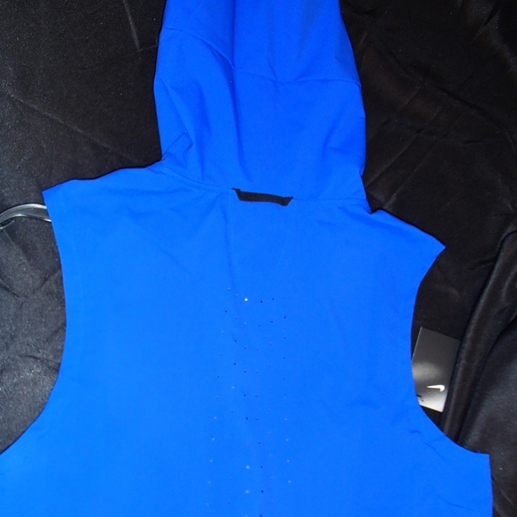 NIKE HOODIE VEST ALPHA FLY RUSH ROYAL BLUE - Picture 4 of 7